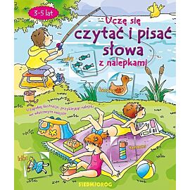 Uczę się czytać i pisać słowa z nalepkami