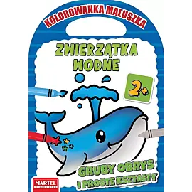 Zwierzątka wodne. Kolorowanka maluszka