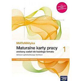 Nowe matematyka era karty pracy klasa 1 liceum i technikum zakres podstawowy i rozszerzony 68155