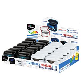 Display Temperówka podwójna etui Kidea 24 sztuki