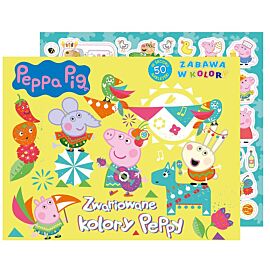 Peppa Pig. Zabawa w kolory. Zwariowane kolory Peppy