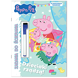 Peppa Pig. Zadania do ścierania. Dzieciaki rządzą!