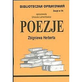 Biblioteczka Opracowań Poezje Zbigniewa Herberta
