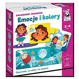 Emocje i kolory. Układanki malucha. Kapitan Nauka
