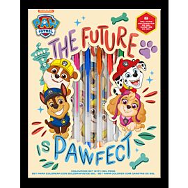 Notatnik + długopisy żelowe 6 sztukm Paw Patrol PW19958