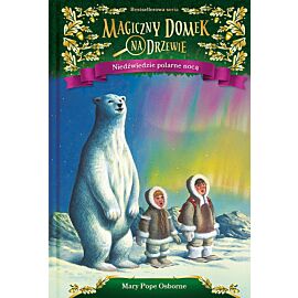 Magiczny domek na drzewie Niedźwiedzie polarne nocą