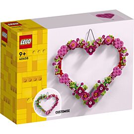 LEGO Iconic Ozdoba w kształcie serca 40638