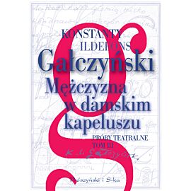 Mężczyzna w damskim kapeluszu