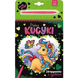 Piękne kucyki. Zdrapywanka z rysikiem