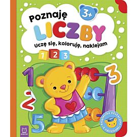Poznaję liczby. Uczę się, koloruję, naklejam. 3+