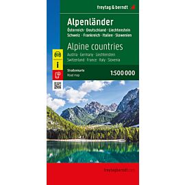 Mapa Kraje Alpejskie 1:500 000