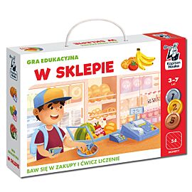 W sklepie. Gra edukacyjna. Kapitan Nauka
