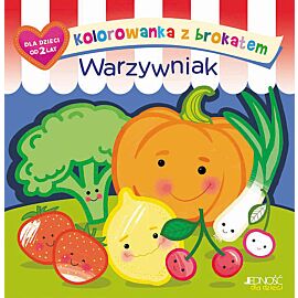 Kolorowanka z brokatem.