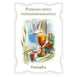Patronka dzieci pierwszokomunijnych Pamiątka
