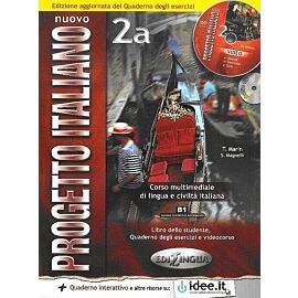 Nuovo Progetto Italiano 2A Podręcznik + ćwiczenia + płyta DVD + płyta CD