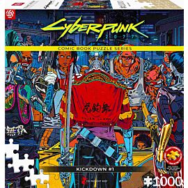 Puzzle 1000  Comic Book Cyberpunk 2077 Kickdown
