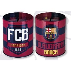Metalowa skarbonka  FC Barcelona