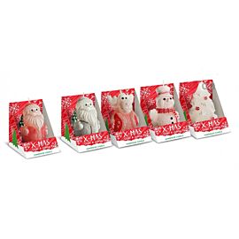Świeca Xmas figurka 7,5 cm (mix wzorów) 1 szt