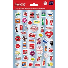 Naklejki puffy Coca-Cola