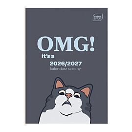 Kalendarz szkolny zeszytowy B6 48 - Meme Cat