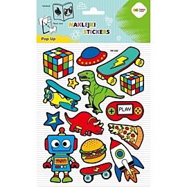 Naklejki 3D Pop up - Cool Toys, 146X240 mm, Happy Color