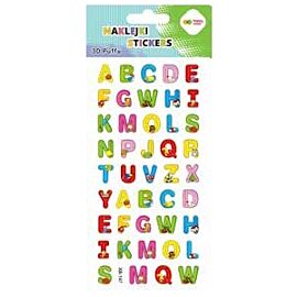 Naklejki 3D Puffy - Animal Letters, 9.5 cm x 22 cm, Happy Color