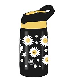 Coolpack, Bidon metalowy 350 ml Bono - Daisy Black (Z10817)