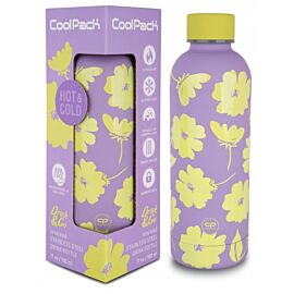 Coolpack, Bidon metalowy 500 ml Bonet - Flores Lila (Z23913)