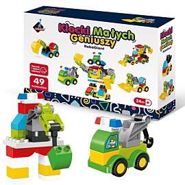 Klocki małych geniuszy roboty 49el