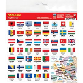 Naklejki. Flagi Europy