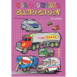 Kolorowanka. Samochody
