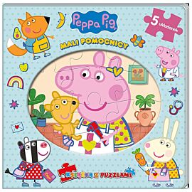 Peppa Pig. Książka z puzzlami. Mali pomocnicy
