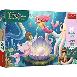 Puzzle 100 Inspired By Fantasy W krainie Syrenek Rodzina Treflików 16575
