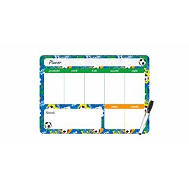 Planer magnetyczny 35x25 tygodniowy z nadrukiem football