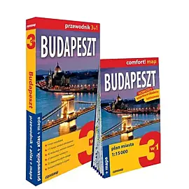 Budapeszt 3w1 przewodnik + atlas + mapa