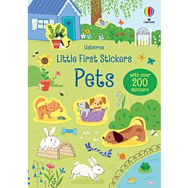 Little First Stickers. Pets wer. angielska