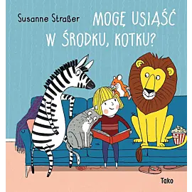 Mogę usiąść w środku, kotku?