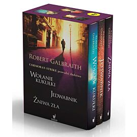 Pakiet Cormoran Strike prowadzi śledztwo wołanie kukułki / jedwabnik / żniwa zła