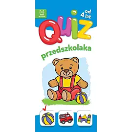 Quiz przedszkolaka z misiem od 4 lat