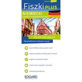 Niemiecki Fiszki PLUS Zwroty konwersacyjne dla początkujących