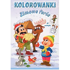 Zimowe ferie. Kolorowanki