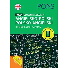 Pons Nowy słownik szkolny angielsko-polski, polsko-angielski