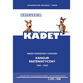 Matematyka z wesołym kangurem kategoria Kadet 2023