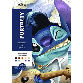 Art therapy Kolorowanka antystresowa Disney Portrety Zagadkowe rysunki