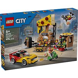 LEGO City Dostawa Pizzy z pojazdami 60496
