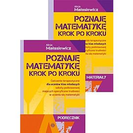 Poznaję matematykę Krok po kroku Podręcznik + Teczka