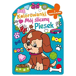 Kolorowanka z wykrojnikiem. Mój śliczny piesek