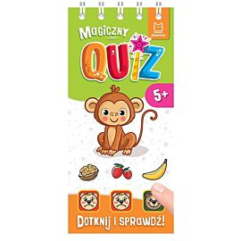 Magiczny quiz z małpką. Dotknij i sprawdź, od 5 lat