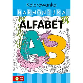 Kolorowanka harmonijka. Alfabet