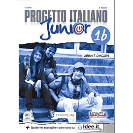 Progetto Italiano Junior 1b. Ćwiczenia do języka włoskiego, klasa 8, szkoła podstawowa. MEN